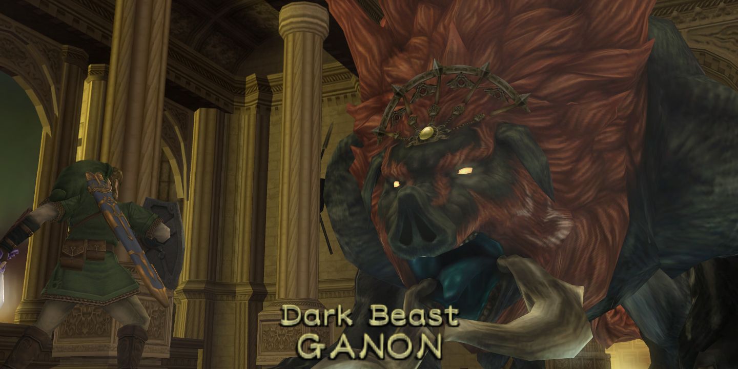 Dark Beast Ganon and Link
