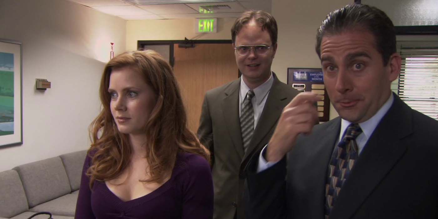 Michael and Dwight take Katy on a tour