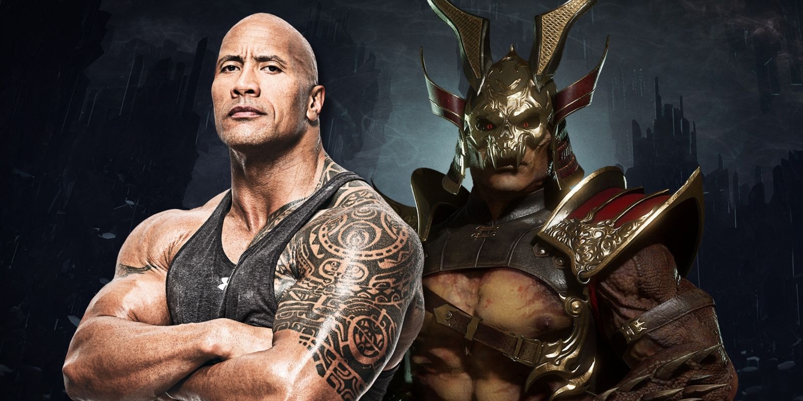 Dwayne Johnson as Shao Kahn Mortal - AI Photo Generator - starryai