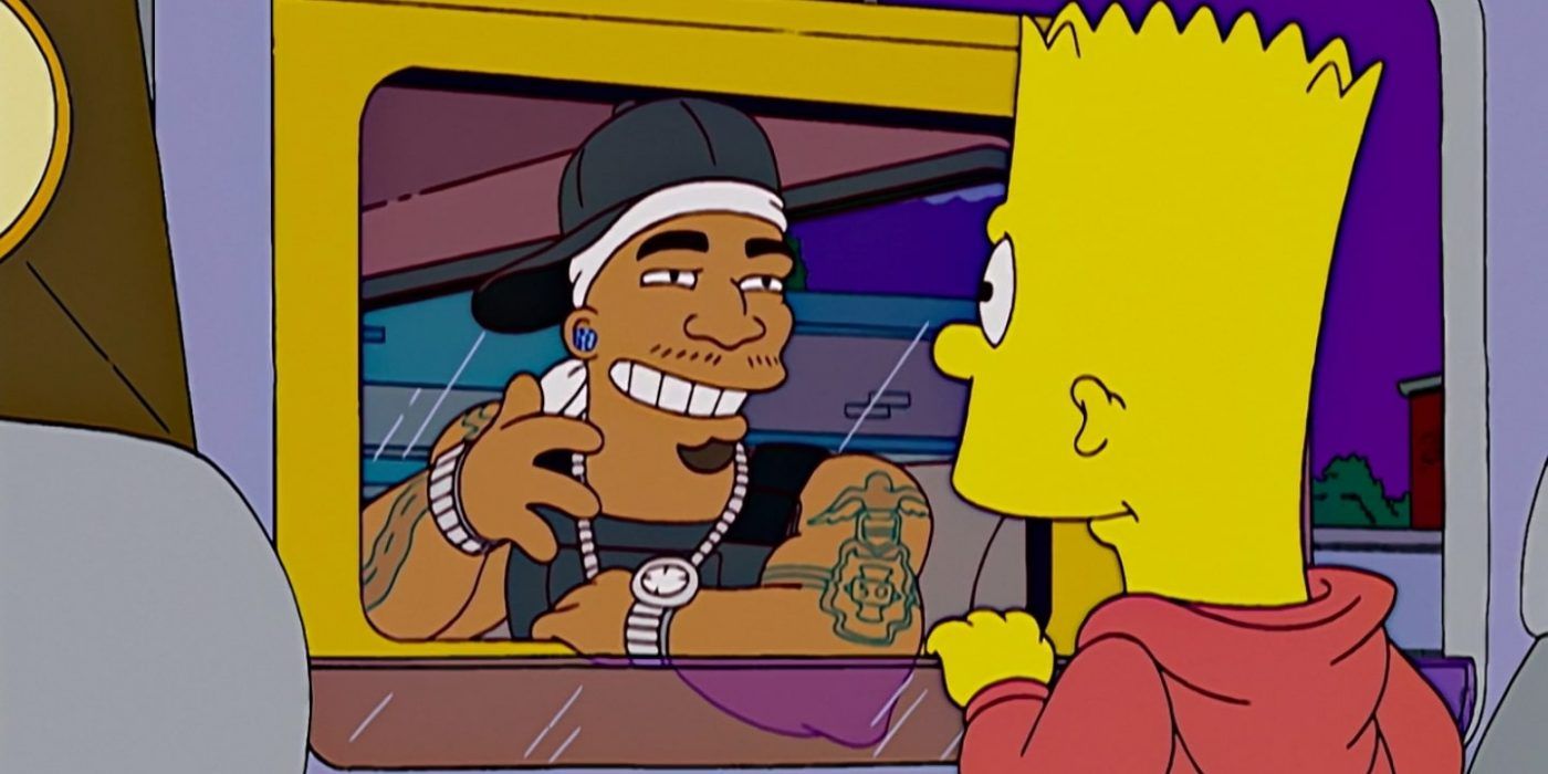 The Simpsons 50 Cent and Bart