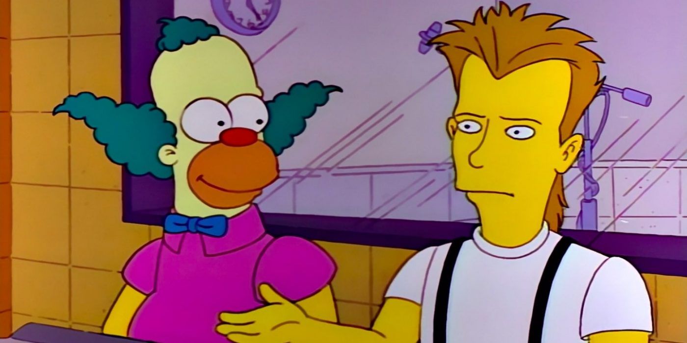 The Simpsons Sting with Krusty the Clown