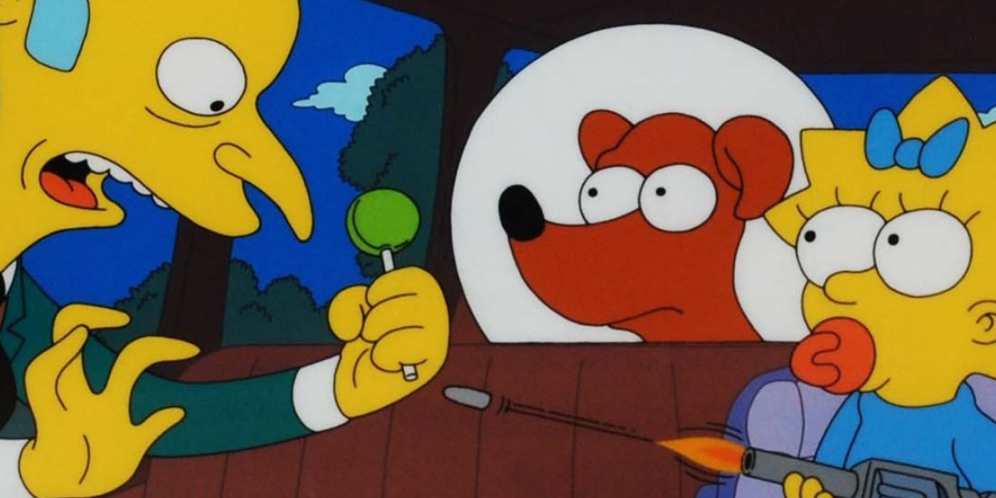 The Simpsons Mr. Burns Maggie car