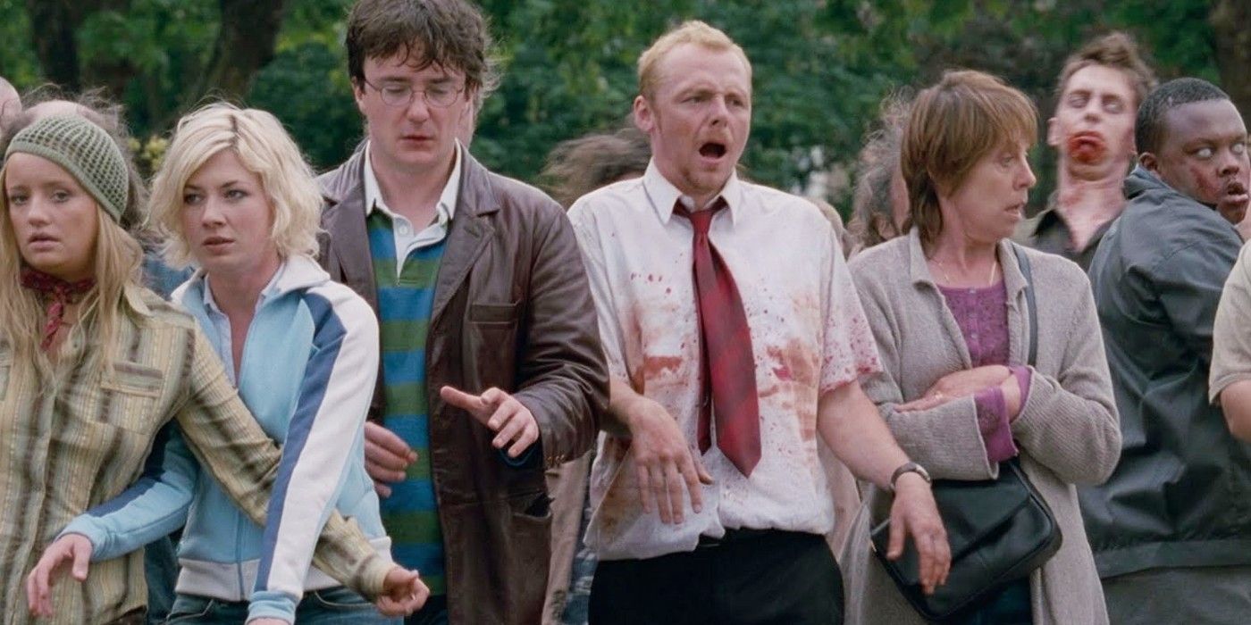 The survivors play dead in Shaun Of The Dead.