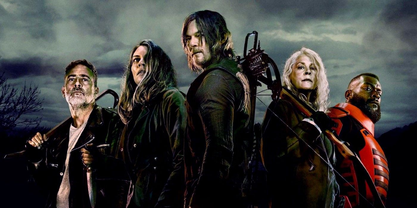 The Walking Dead Negan, Maggie, Daryl, And Carol