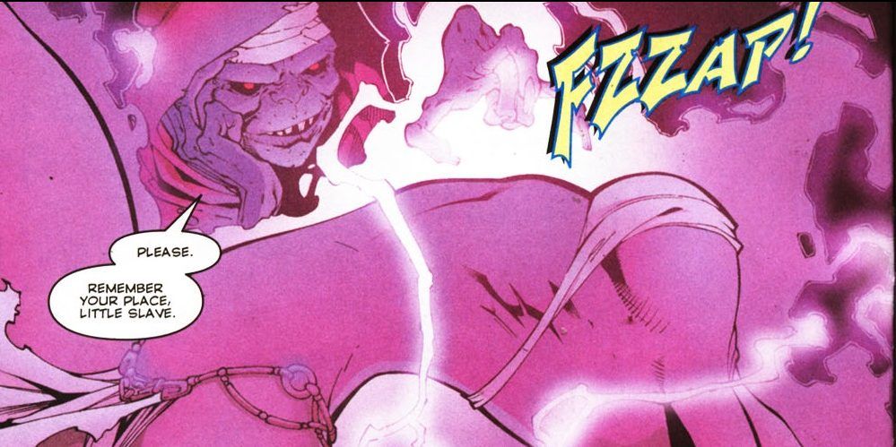 Mumm-ra sexualizing Wilykit in ThunderCats: The Return