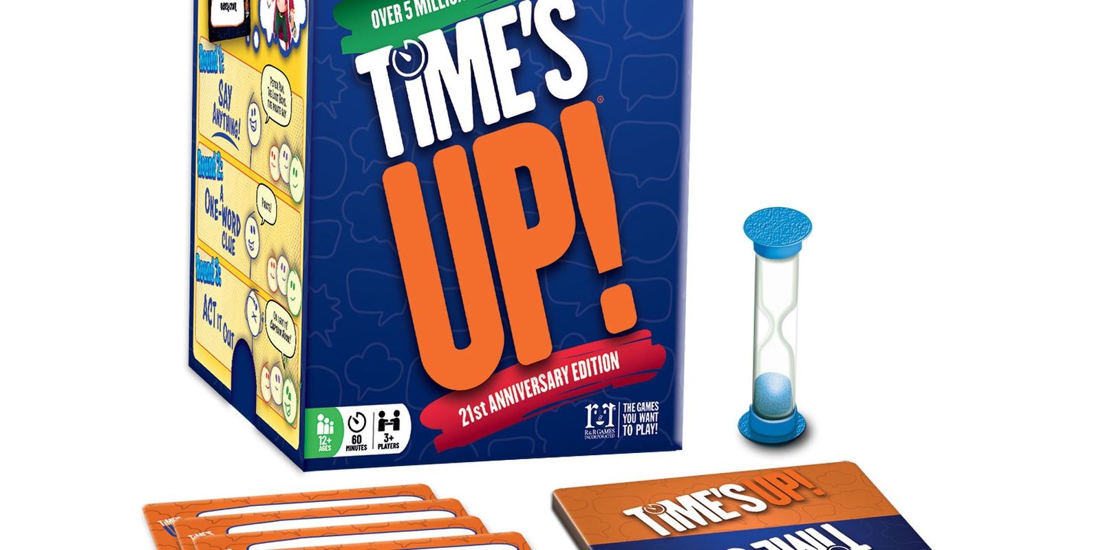Time's Up Board Game With Timer And Deck Of Cards