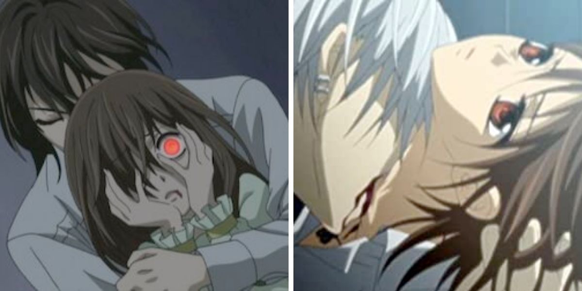 Images feature Yuki Cross, Kaname Kuran, and Zero Kiryū from Vampire Knight