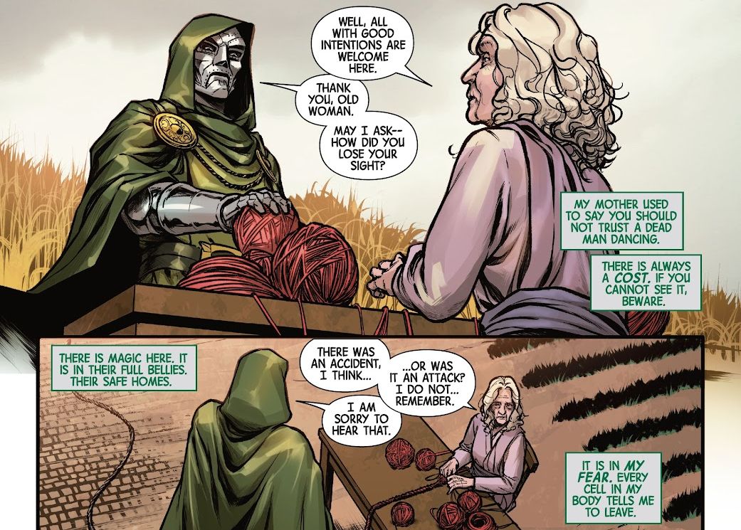Doctor Doom and Agatha Harkness in Wastelanders Doom #1 