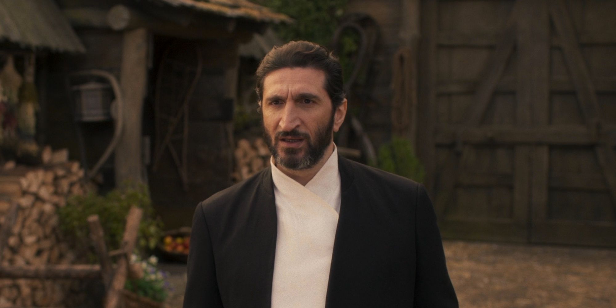 Fares Fares portrays the Forsaken Ishamael in The Wheel of Time