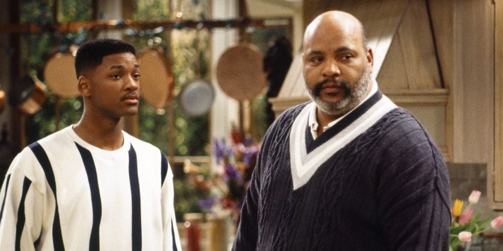 Will standing with his uncle Phil in The Fresh Prince of Bel-Air.