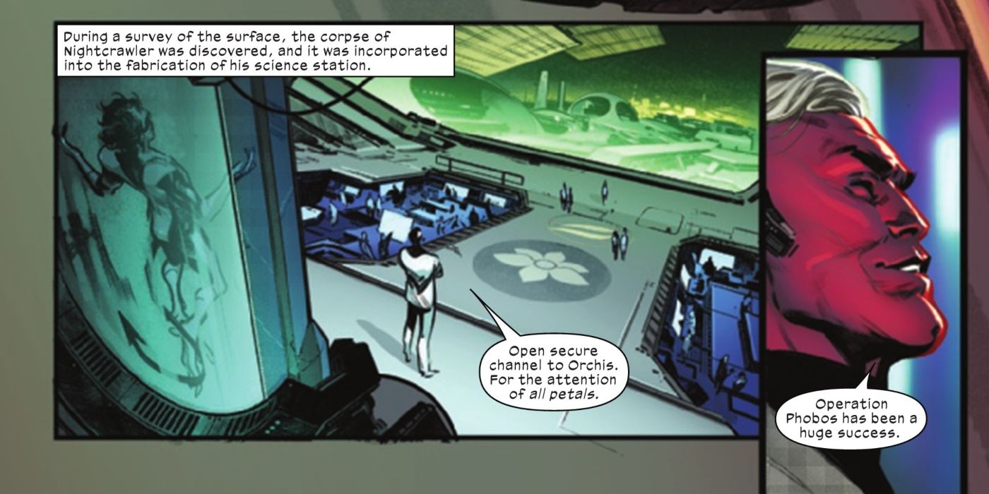 An image of Operation Phobos Orchis from X-Men comics