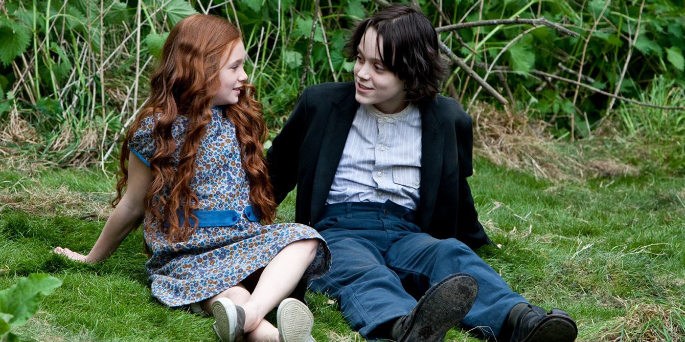 Os jovens Lily Evans e Severus Snape em Harry Potter