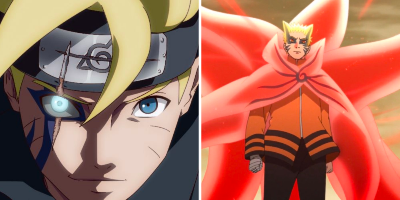 Boruto & Naruto using Baryon Mode