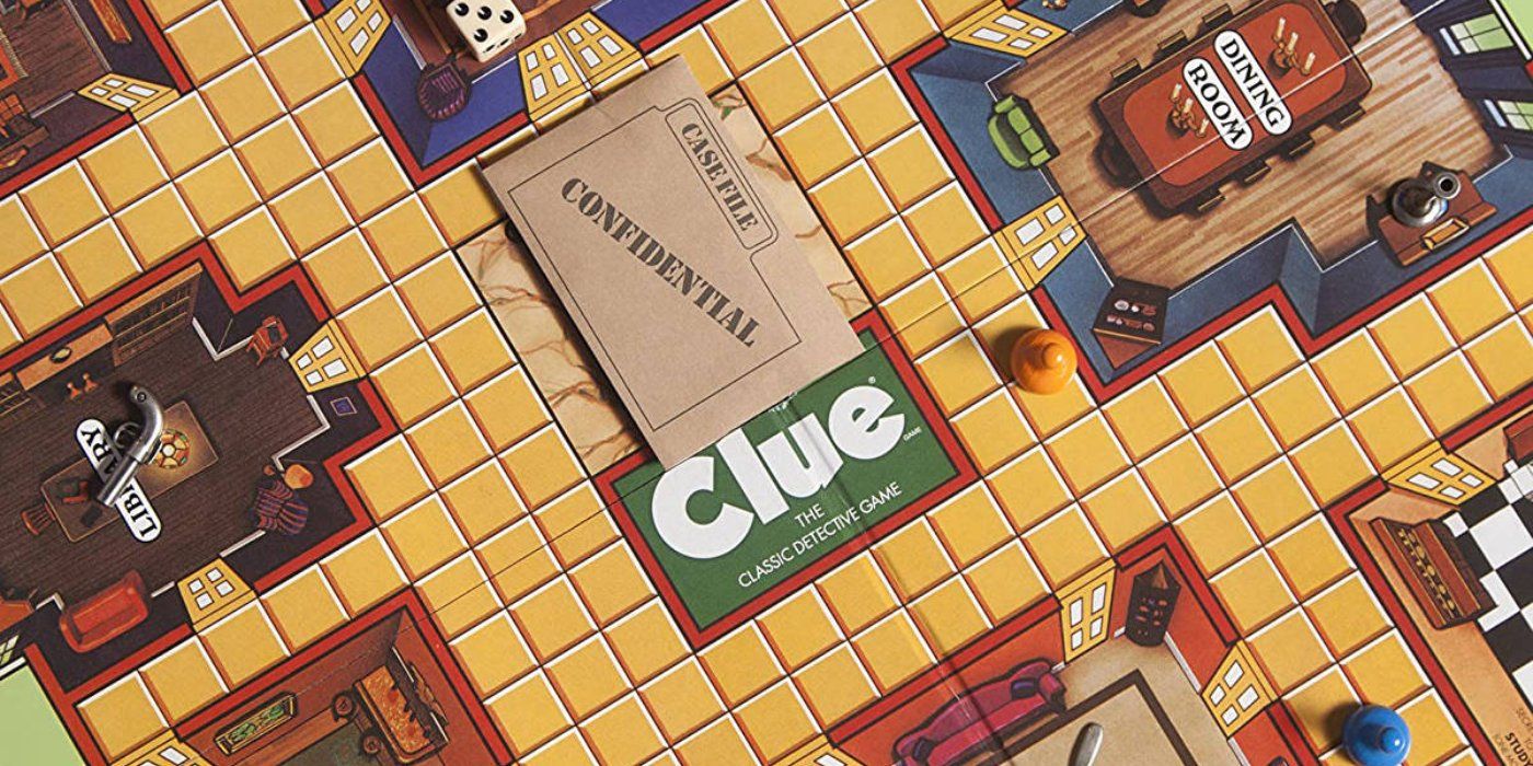 classic clue board and set up