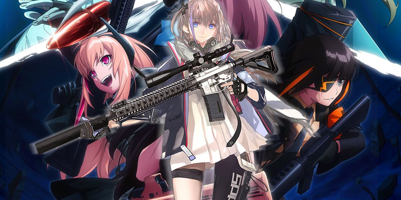 Anime Girls Frontline Guns Rifles 8K Wallpaper 9