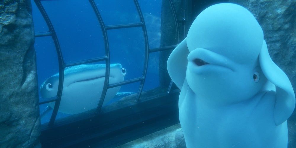 bailey the beluga whale Pixar