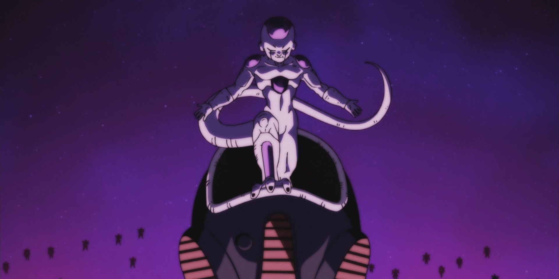 Frieza addresses his underlings in Dragon Ball Super