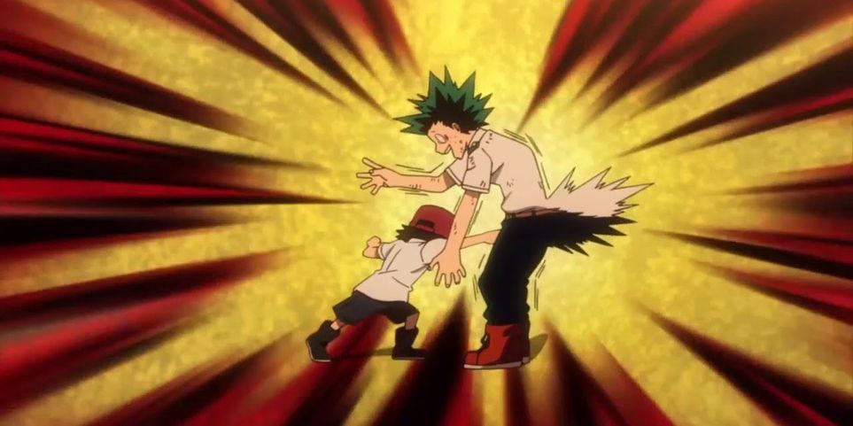 Kota Punching Deku In The Groin