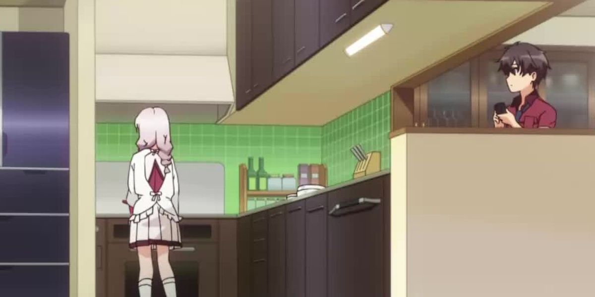 hatoko and jurai 'i don't understand' scene - when supernatural battles became commonplace