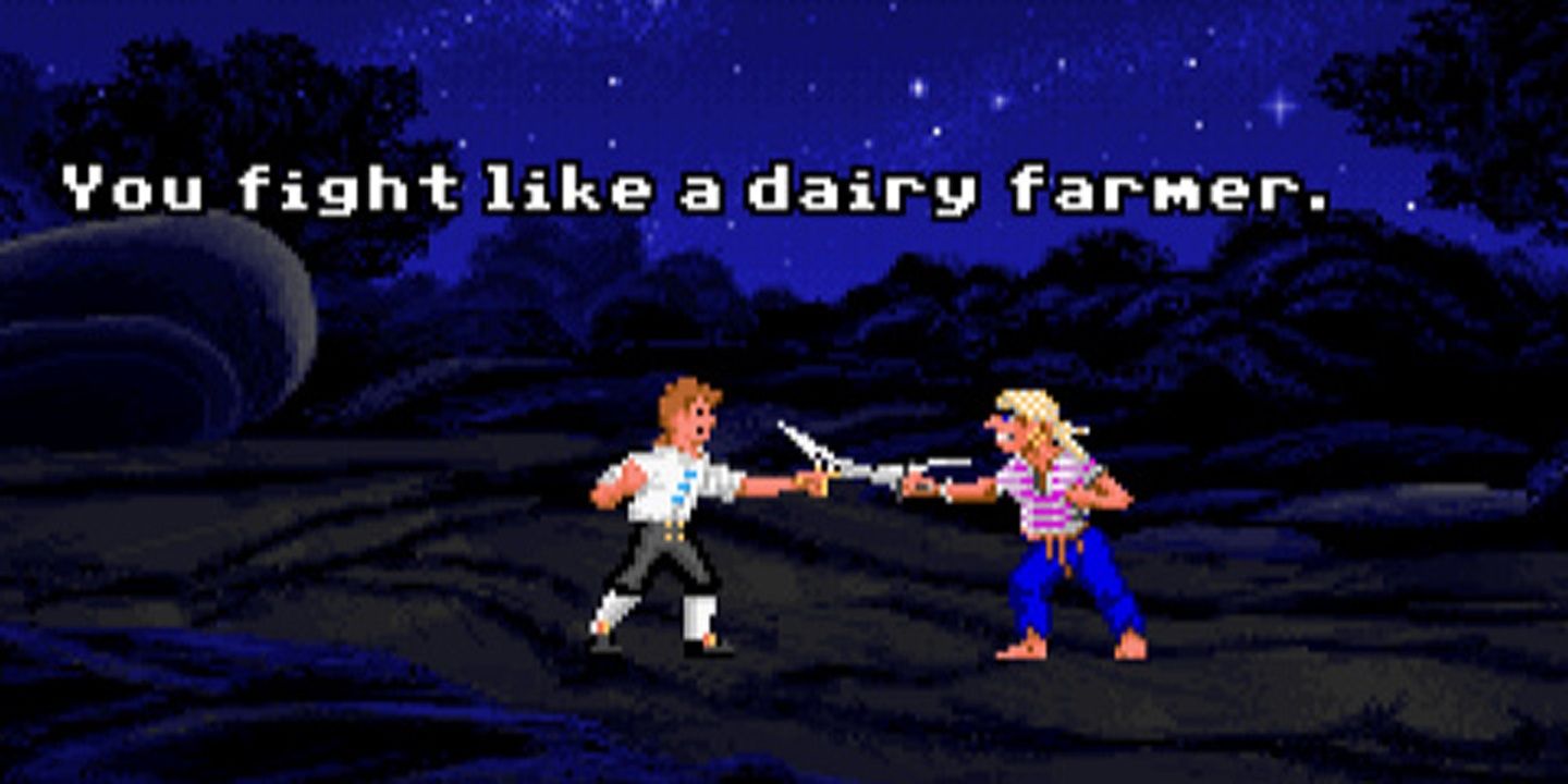 The Secret of Monkey Island Insult Sword Fighting Cropped