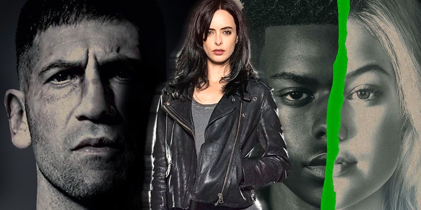 jessica jones, cloak and dagger and the punisher