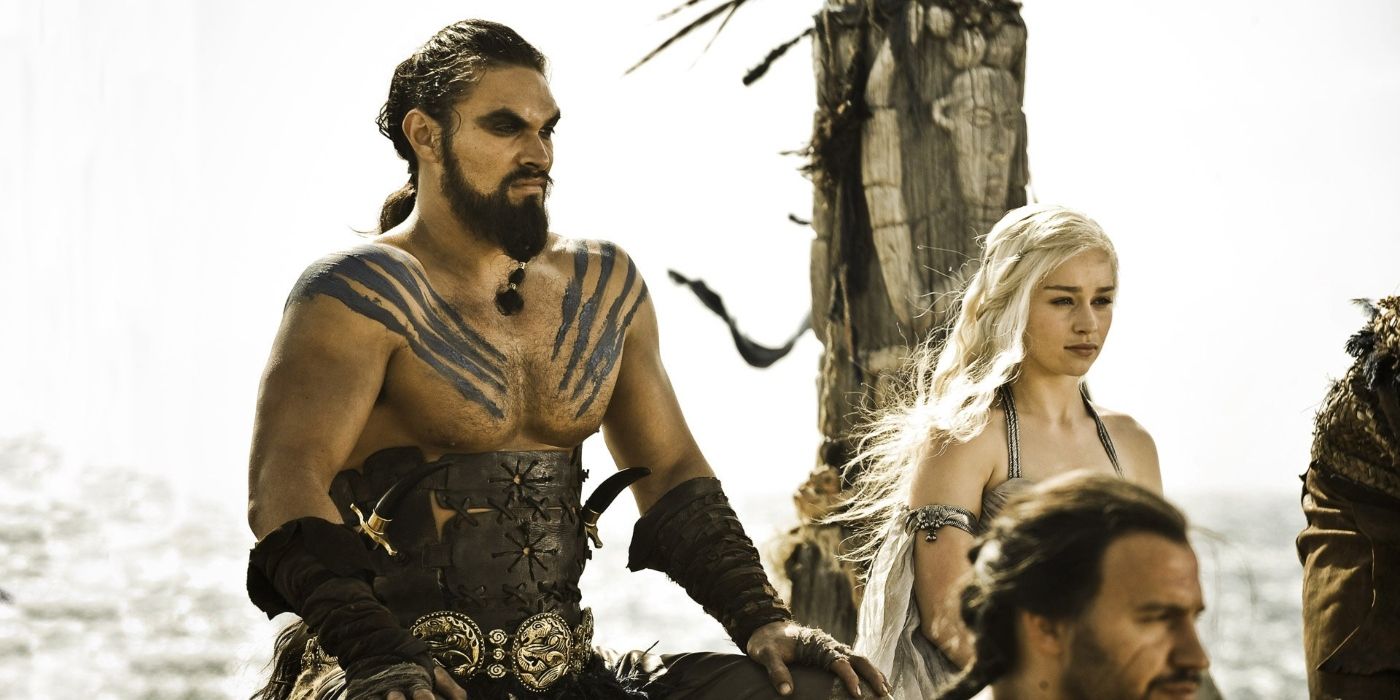 drogo and danaerys from game of thrones