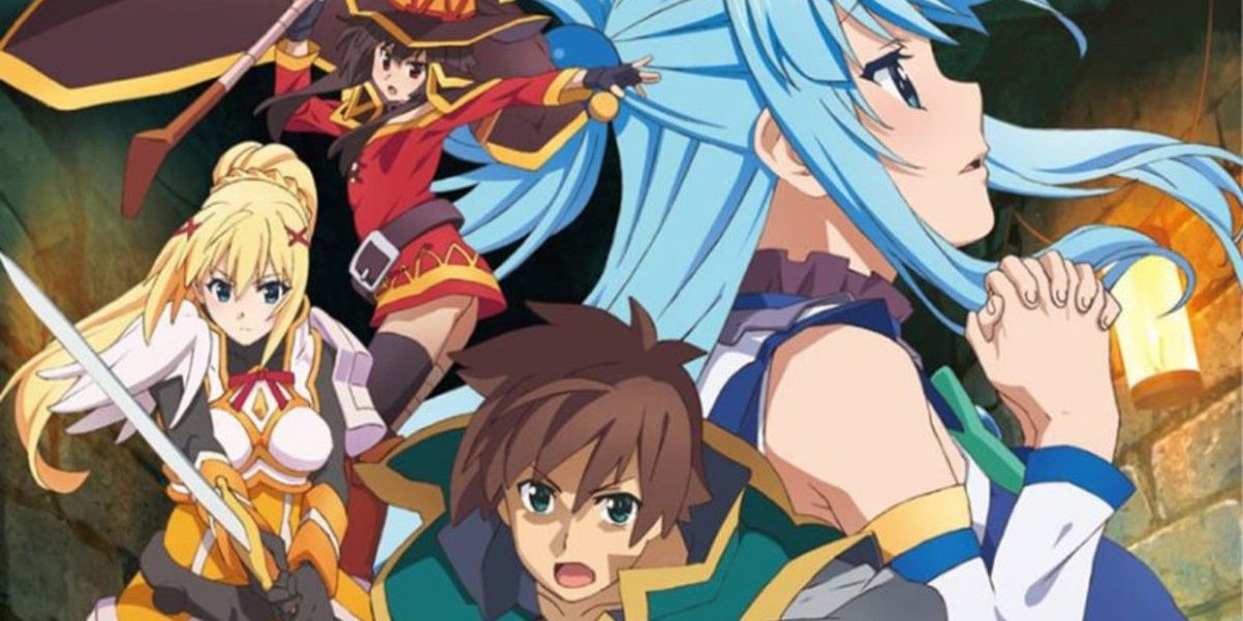 Kazuma, Aqua, Darkness and Megumin are the lovable idiots of KonoSuba