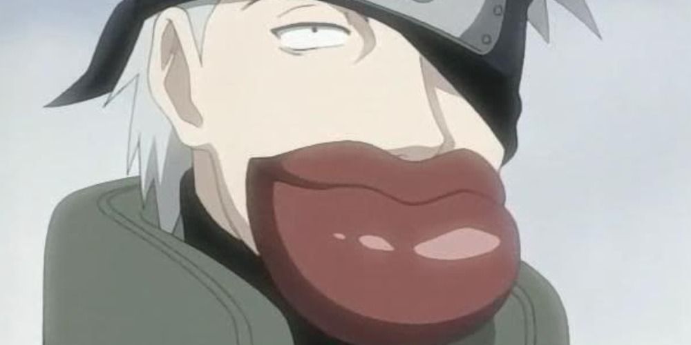 Kakashi with big lips