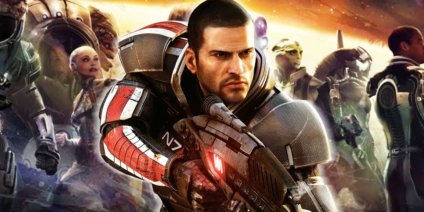 Commander Shepard and the Suicide Mission squad in Mass Effect 2
