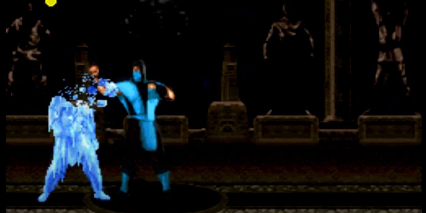 Mortal Kombat Sub Zero SNES Fatality