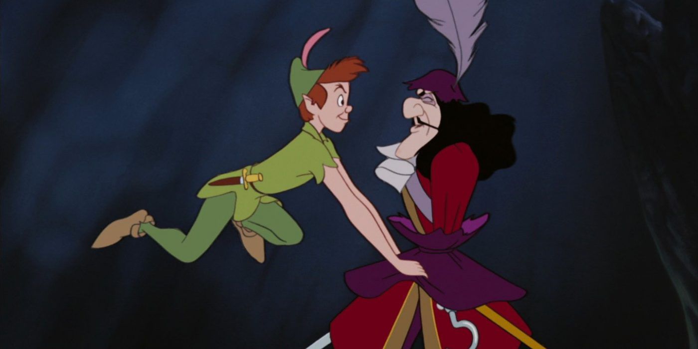 Peter Pan and Hook Fight