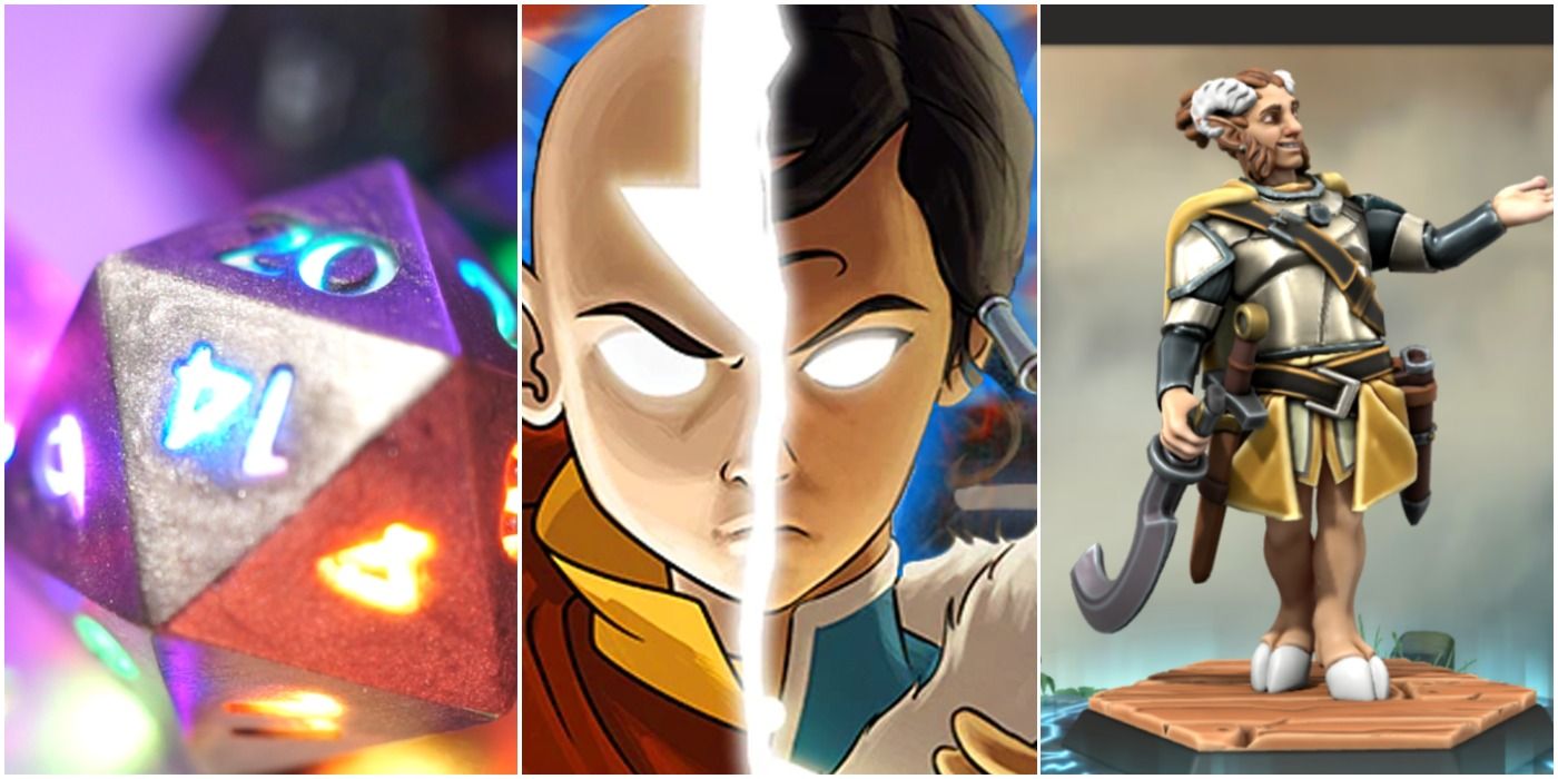 light up dice avatar legends and hero forge