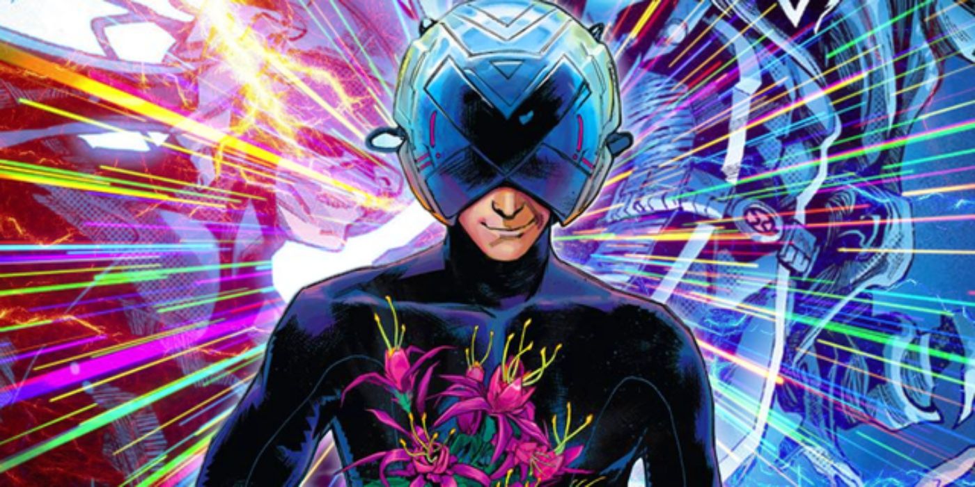 Marvel Comics' Professor X with a Krakoan flower
