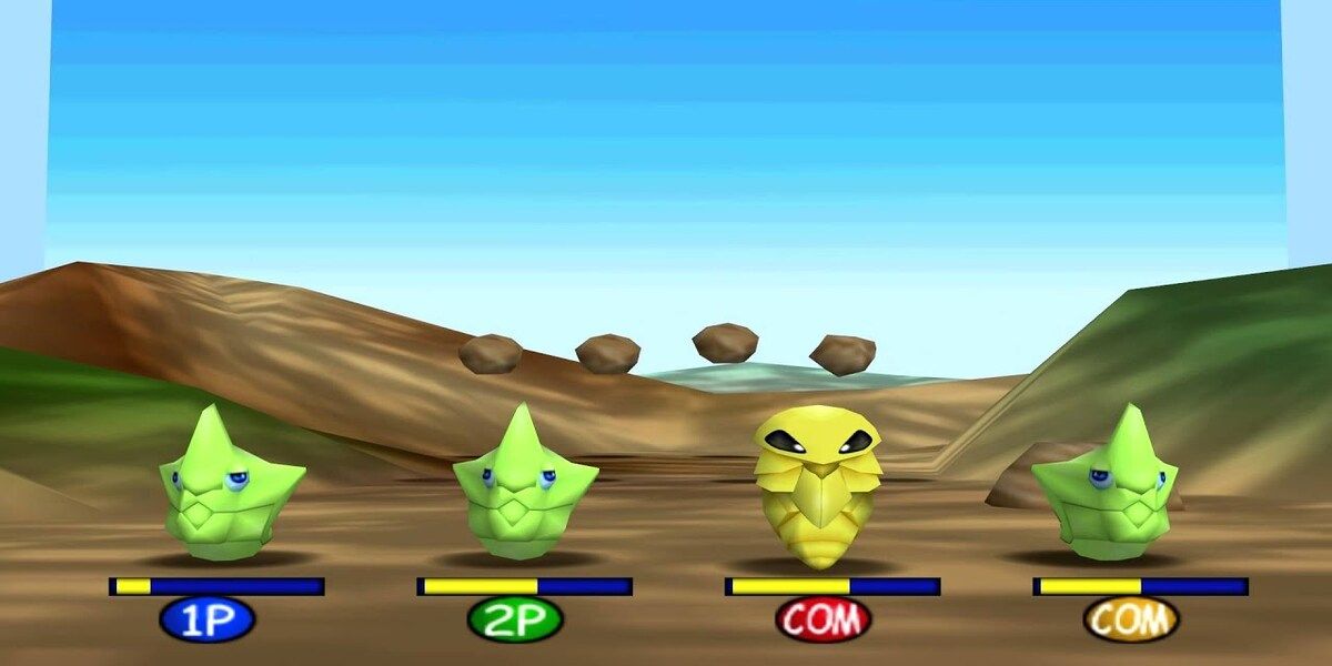 Minijogo Rock Harden do Pokémon Stadium 