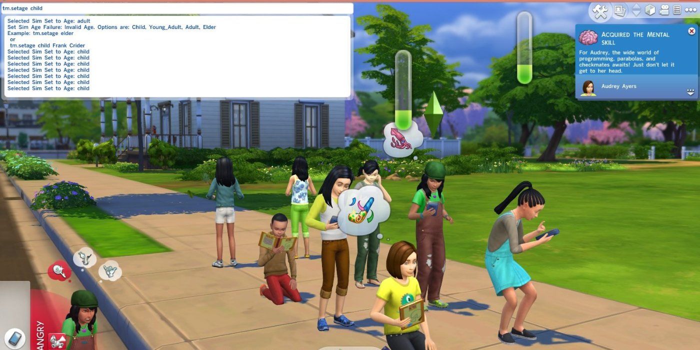 The Sims 4 skill cheats