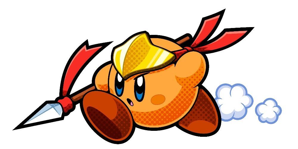 Illustration Of Spear Kirby Copy Ability