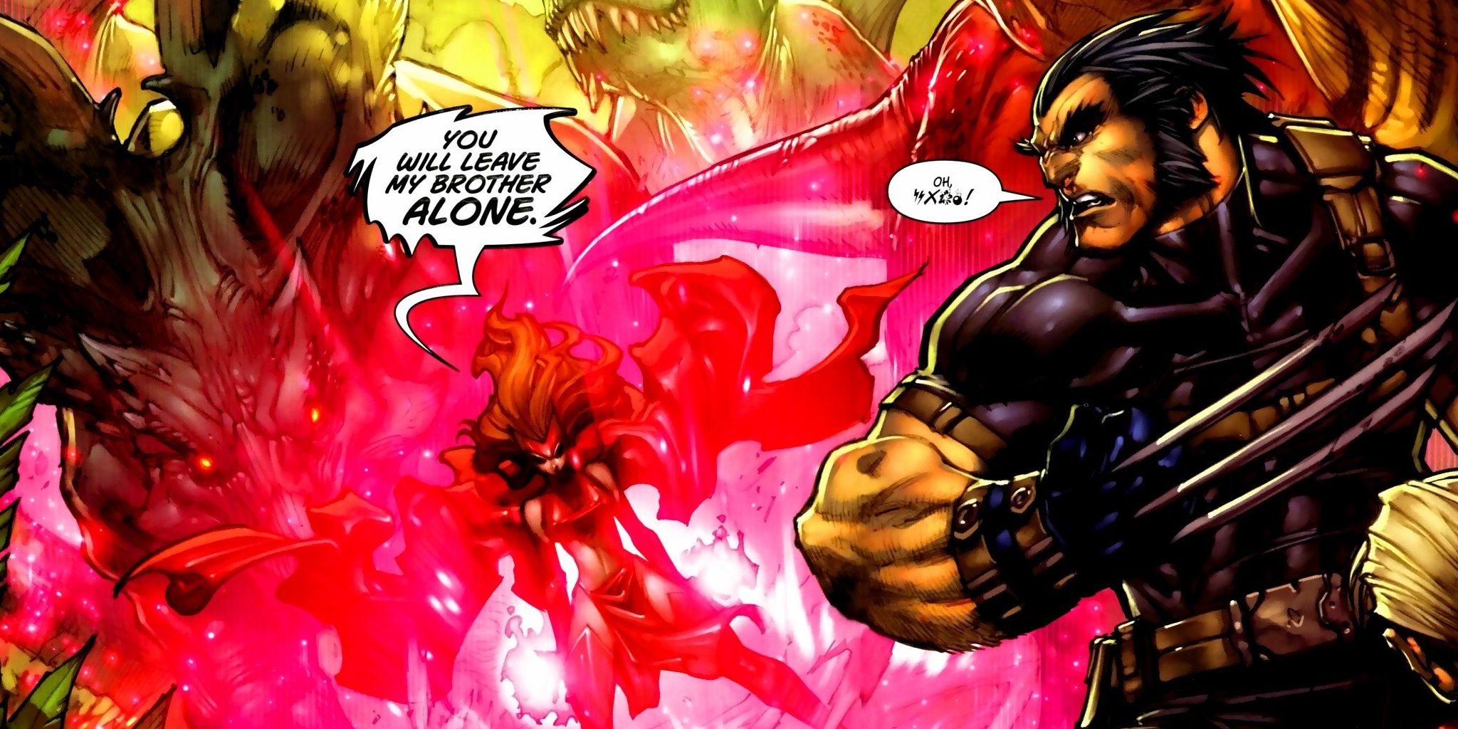 Scarlet Witch Wolverine Ultimate Universe
