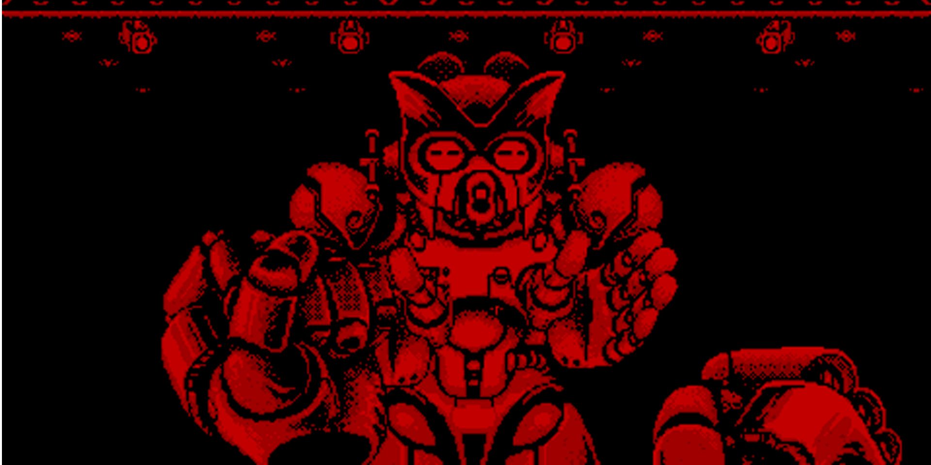 A boxing match plays out in Teleroboxer for the Virtual Boy