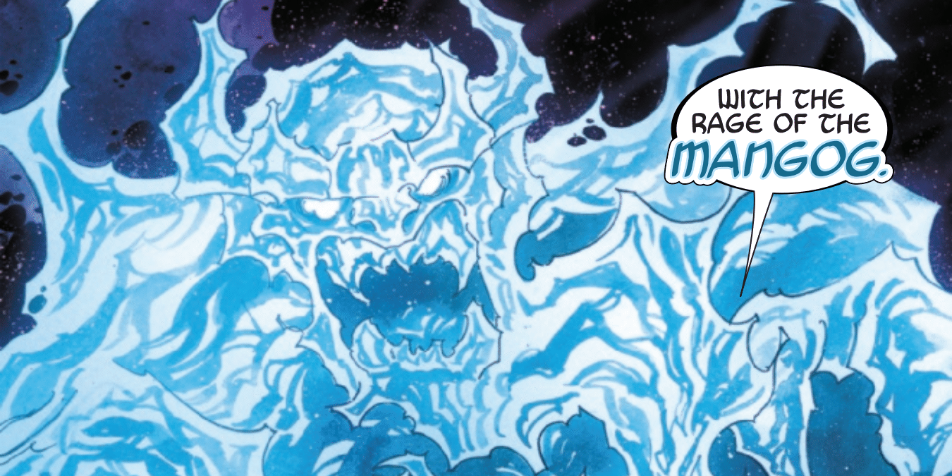 Mangog returns merged with Mjolnir in Thor #21