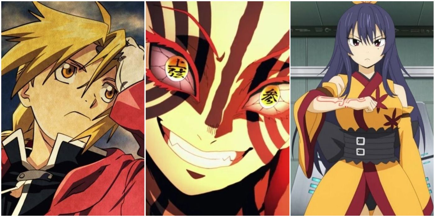 How would you rank these characters from Naruto, FMA, Demon Slayer