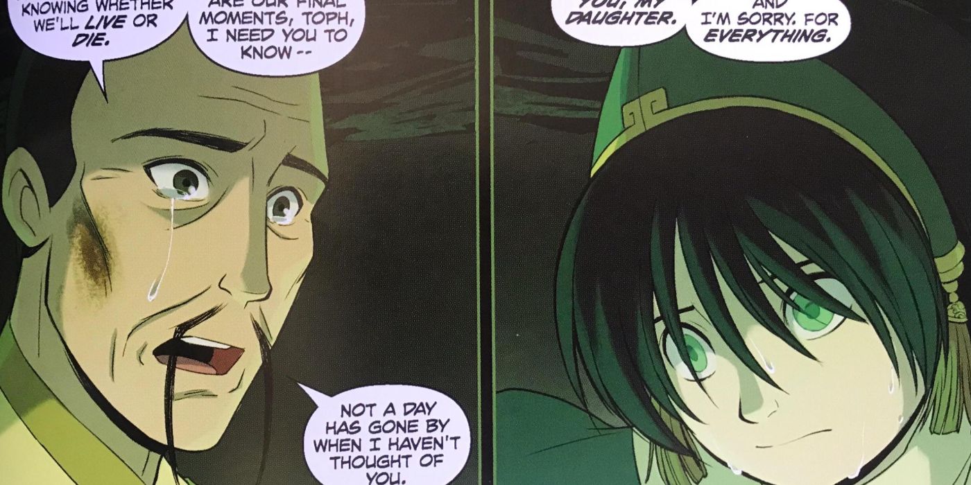 Toph and dad reconciliation