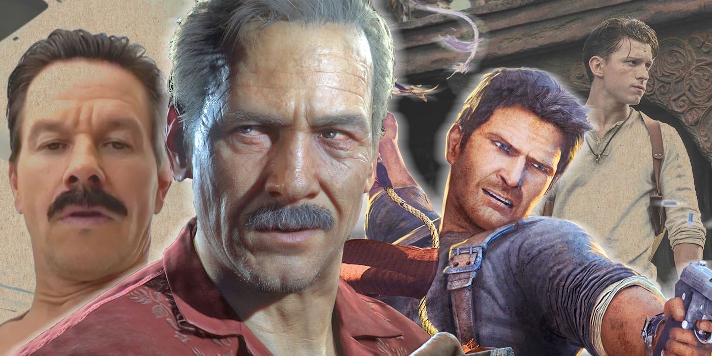 Uncharted Image Compares Video Game Sully and Nathan Drake to How