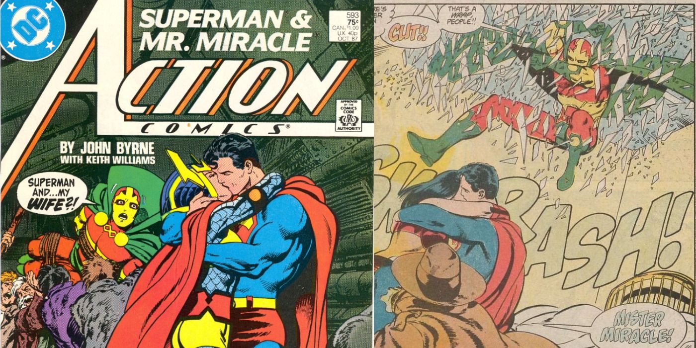 Action Comics #593 Superman Big Barda Mister Miracle