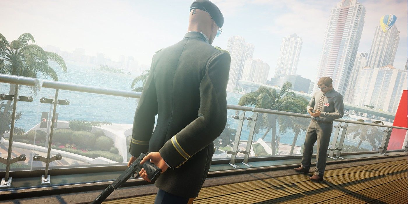 Agent 47 Closes In On A Target In Hitman