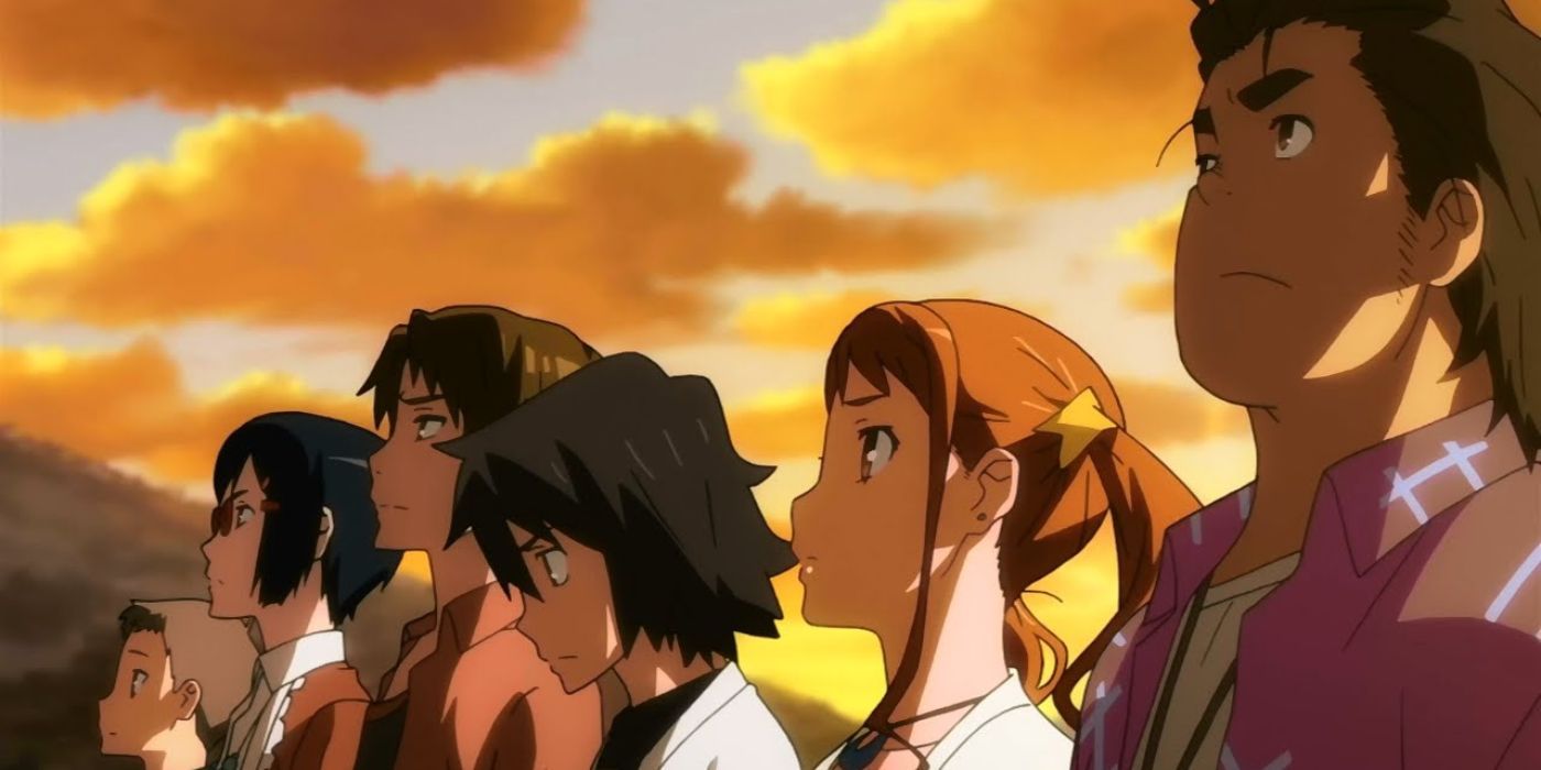 Anohana Friends In A Line Upset