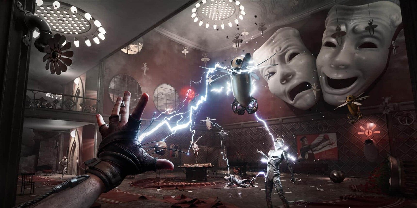 Luva de polímero Atomic Heart poderes elétricos