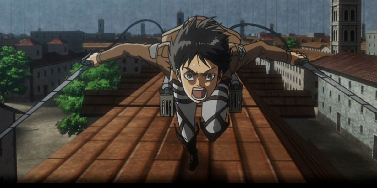 eren rushing forward attack on titan