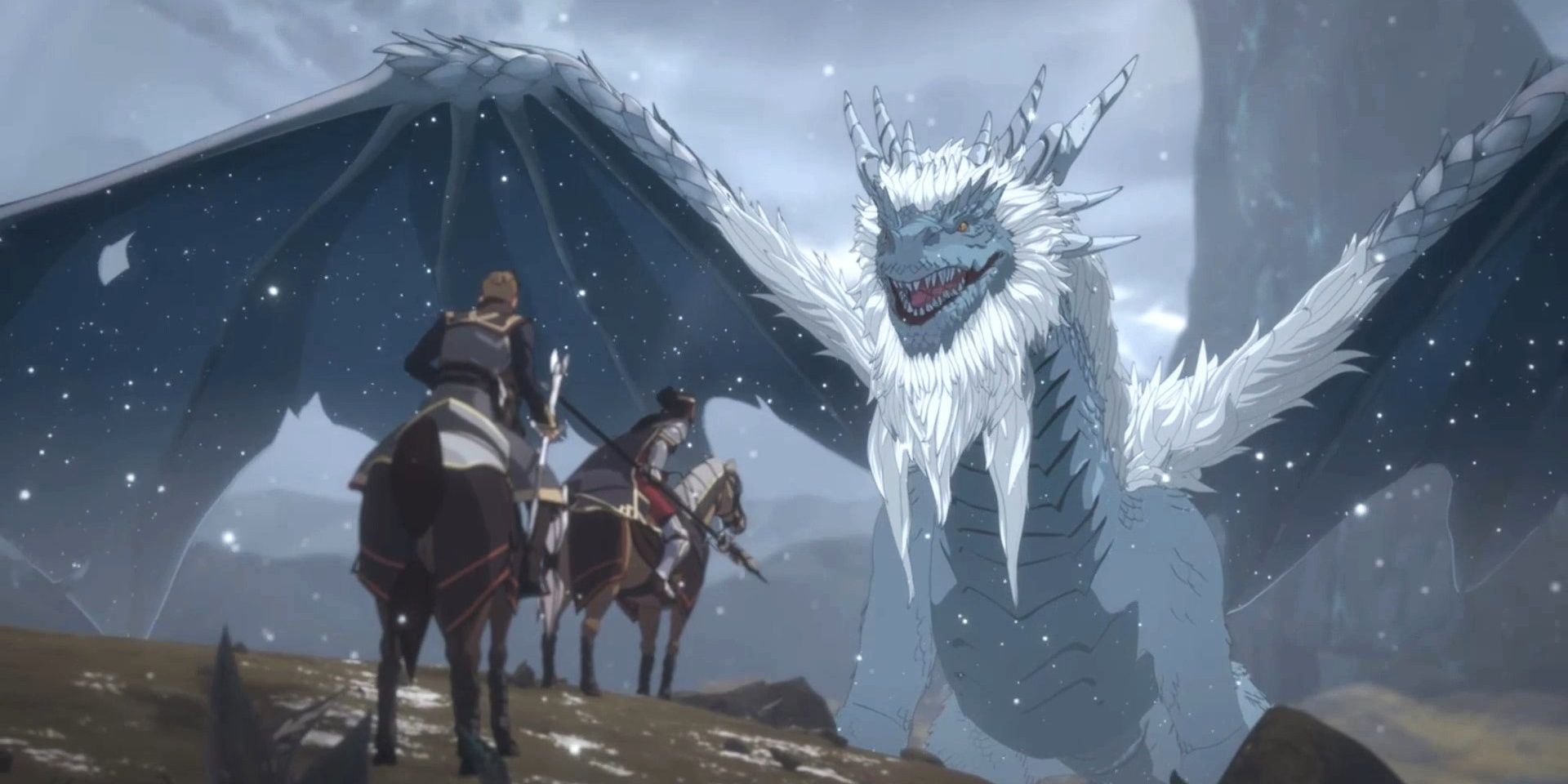 Dragon Prince - Viren and Harrow preparing to fight Avizandum the Dragon King Thunder