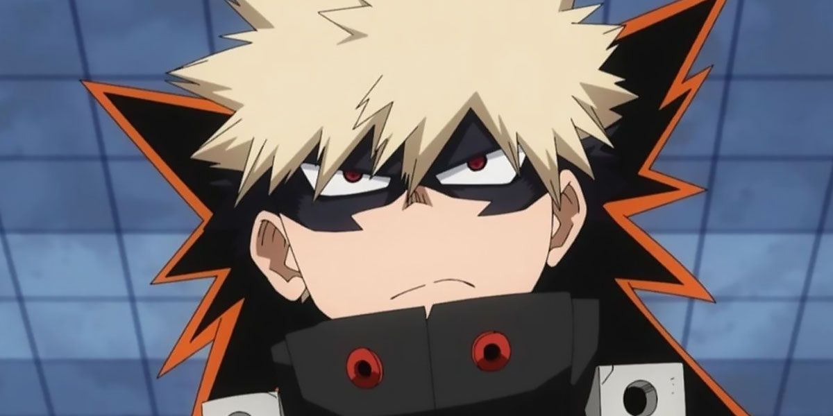 Bakugo in his hero outfit
