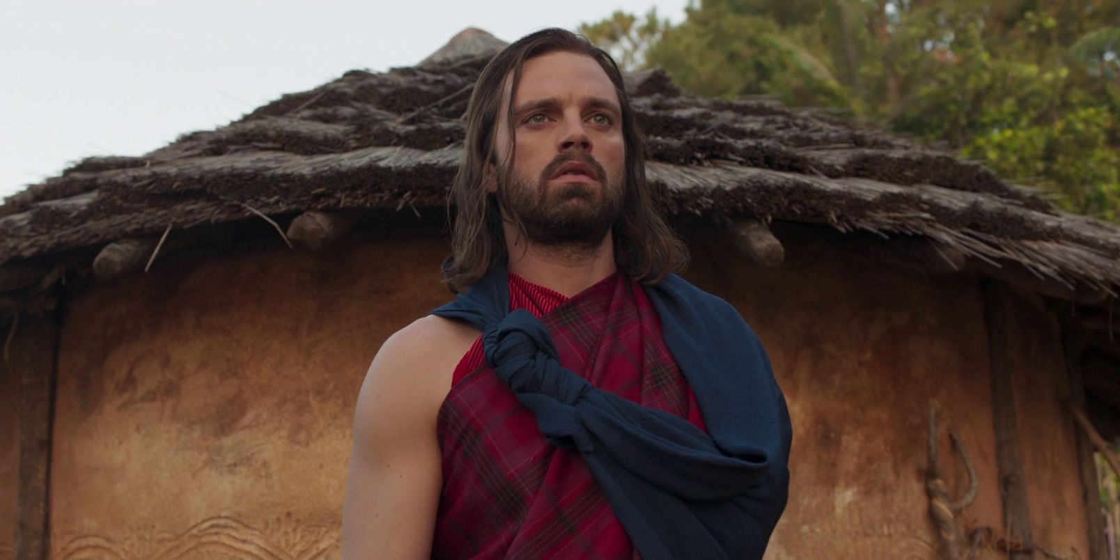 Bucky Barnes (Sebastian Stan) appears in the Black Panther post-credits scene